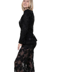 Doorzichtige kant pantalon