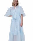 Maxi blue dress