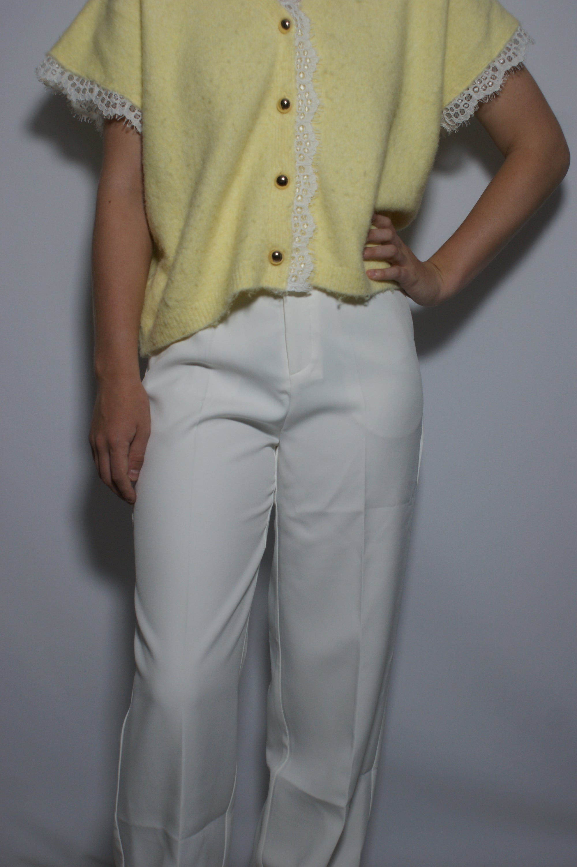 Emma white pantalon