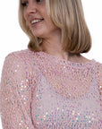 Demi glitter top