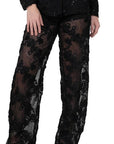 Doorzichtige kant pantalon