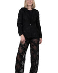 Doorzichtige kant pantalon