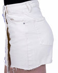 Flower skort purple