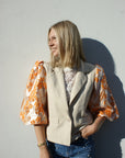 Sofia orange blazer