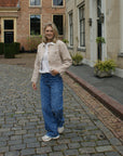 Lena beige jacket - tijdloos en comfortabel design